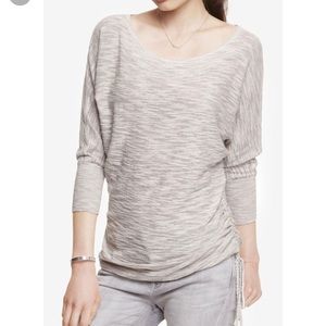 Express Marled Slub Knit Tunic